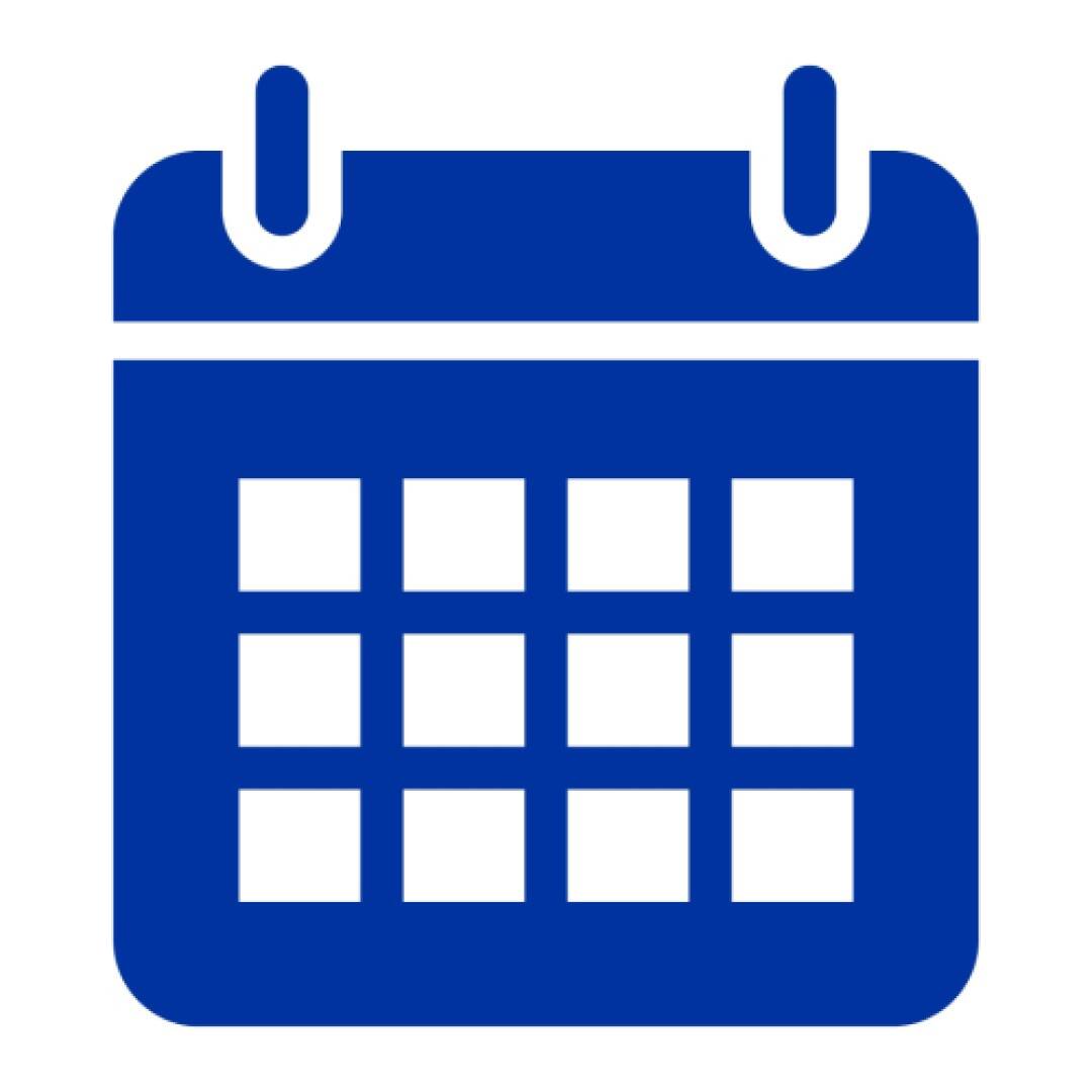 Blue Calendar Icon